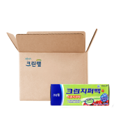 [온라인 전용] 이중 지퍼백 15cm x 10cm(미니) 50매 X30개(1BOX)