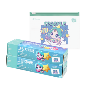 [온라인 전용] 캐치티니핑 슬라이딩 지퍼백 20cm x 12cm(소) 15매 (2입)