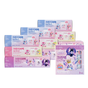 [무료배송] 캐치티니핑 이중 지퍼백 소3+중3+대3+휴대용 크린백 30매X3입