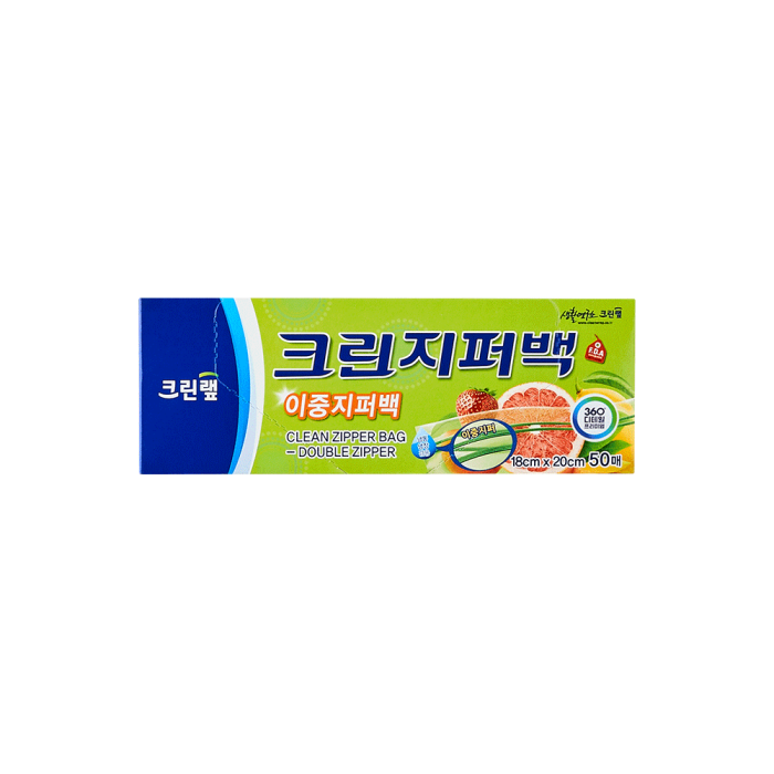 [온라인 전용] 이중 지퍼백 18cm x 20cm(소) 50매 제품이미지1