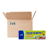 이중 지퍼백 18cm x 20cm(소) 20매 X30개(1BOX)