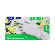 고무장갑 라텍스 소(100입)