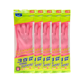 [온라인 전용] 매일쓰는 고무장갑 핑크(소) 5입