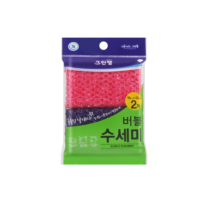 버블 수세미(2매) 제품이미지2